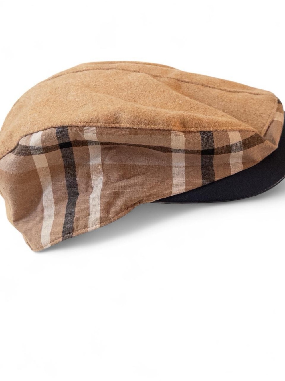 Stacy Adams Newsboy Cap Camel Plaid Size Large